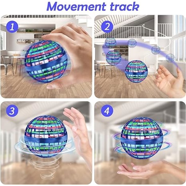 Flyvende boldlegetøj, Hover Orb, 2022 Magic Controller Mini Drone, 3\"