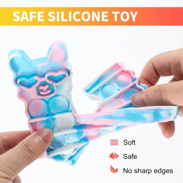 Silikone Lama Sensoriske Fidget Boble Legetøj, Alpaka Sensoriske Legetøj til