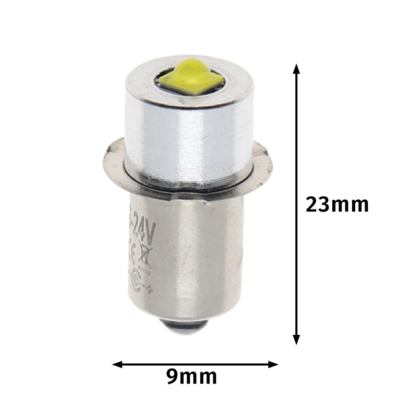 P13.5S LED Lommelygte Høj Effekt Opgradering LED Pære Udskiftning Con