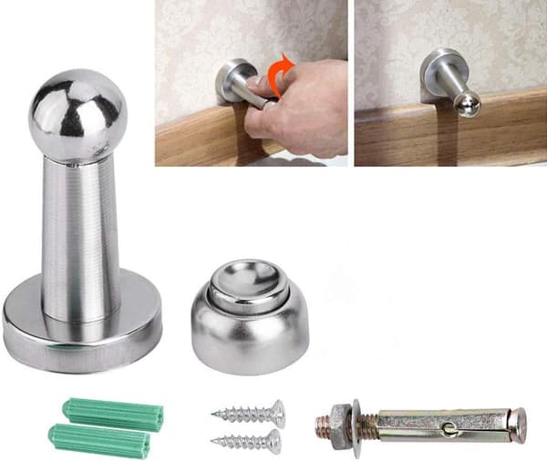 Magnetisk dørstopper, rustfritt stål magnetisk dørstopper, dørstopper