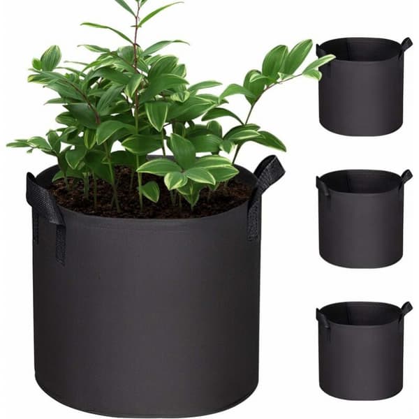3 st Plantväxtsäckar, 7 Gallon Non-Woven Planteringsväskor