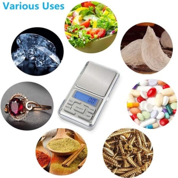 Digitaalinen taskuvaaka MH-500 (500g/0.01g)