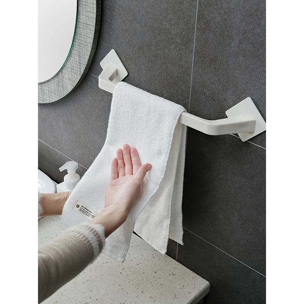 Håndklædestang uden perforering sanitet WC badeværelse opbevaring håndklæde