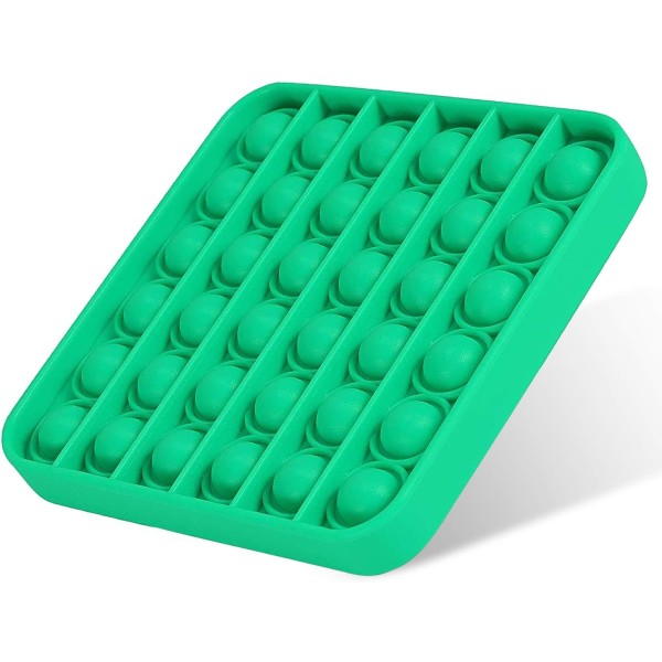 Populära Push Type Bubble Sensory Decompression Leksaker, Silicone Squ