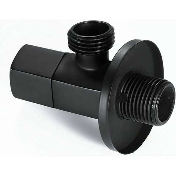 1 stk. Sort Toilet Afløbsventil Messing Hane Afløbsventil G1/2\" T