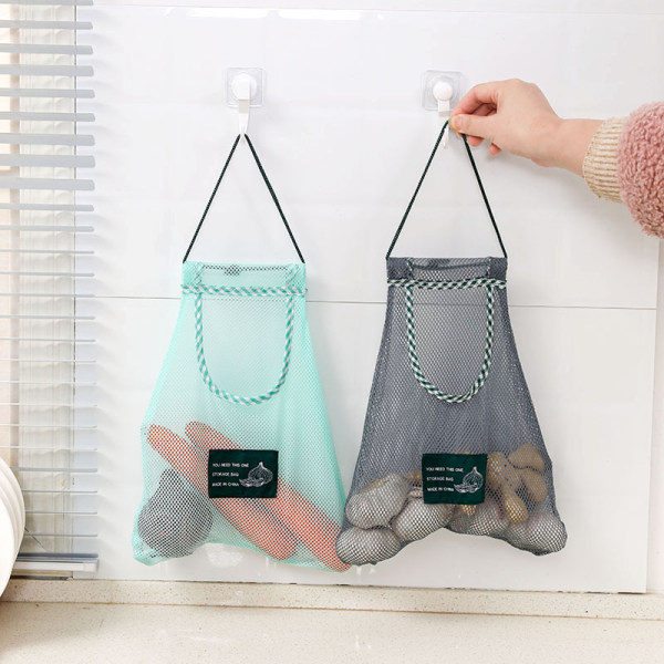 Household Hanging Storage Mesh Bag, Multifunctional Onion Fruit a