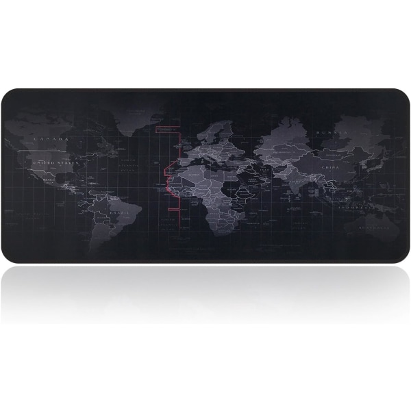 Large Gaming Mouse Map Pad with Nonslip Base-31.5x11.8x0.15 Inch|