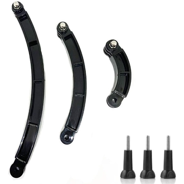 3 i 1 Arm Extension Arm (3 længder: 7,5/13,5/19,5 cm) Hjelmholder