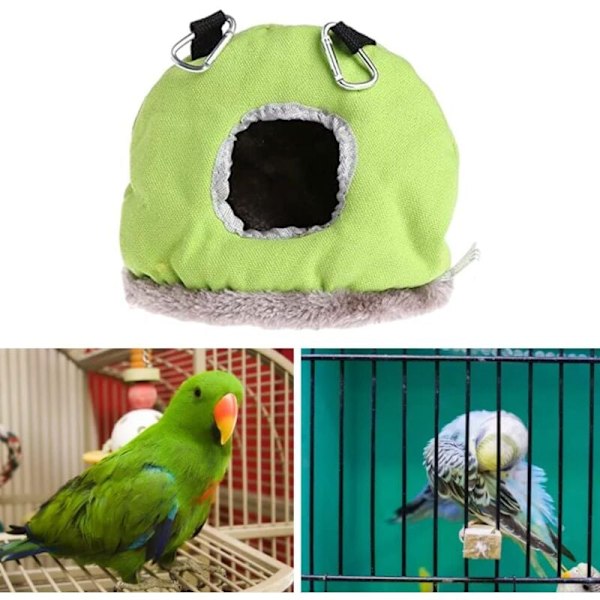 15*12*17cm Fuglehus og Foder Varmes Nest Fugleseng Vinter Varm