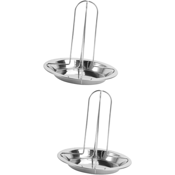 2 stycken praktiska kycklingställ BBQ-grill - utomhus kycklingställsgrill