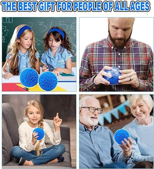 3D Gravity Memory Continuous Maze Ball Jigsaw Puzzle Legetøj Gave Til
