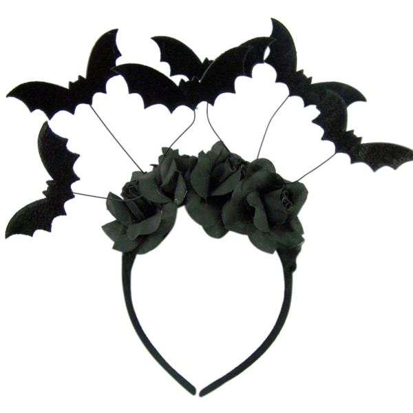 5pcs Halloween Black Bat Headband Costume Accessory