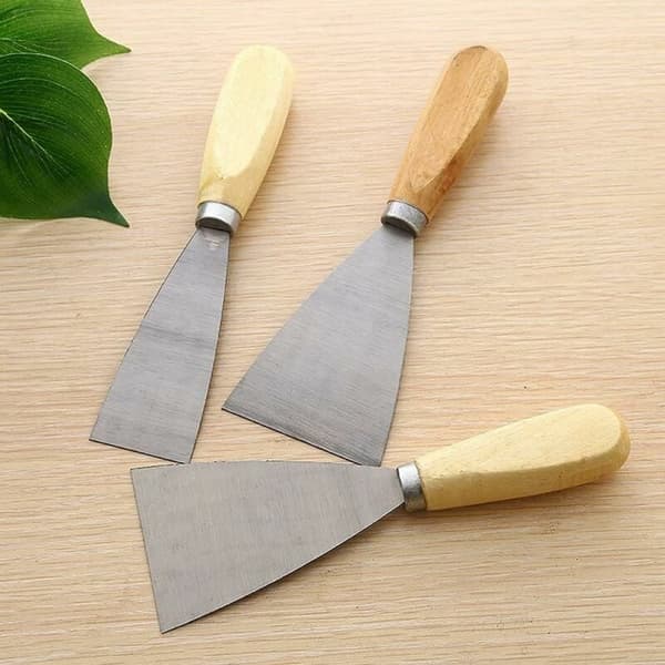 (3 stk) Spackelspade Fleksibel Blad Rustfritt Stål Spackelspade W
