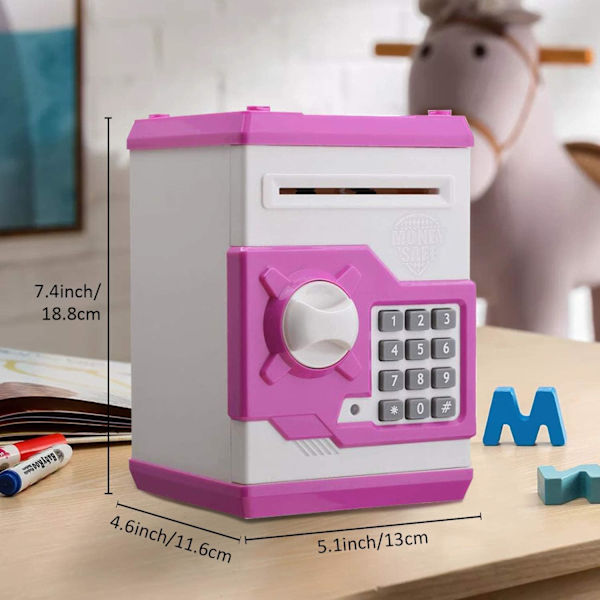 1 kpl (ATM Pink) Säästöpossu, Elektroninen Piirretty ATM Possu Ba