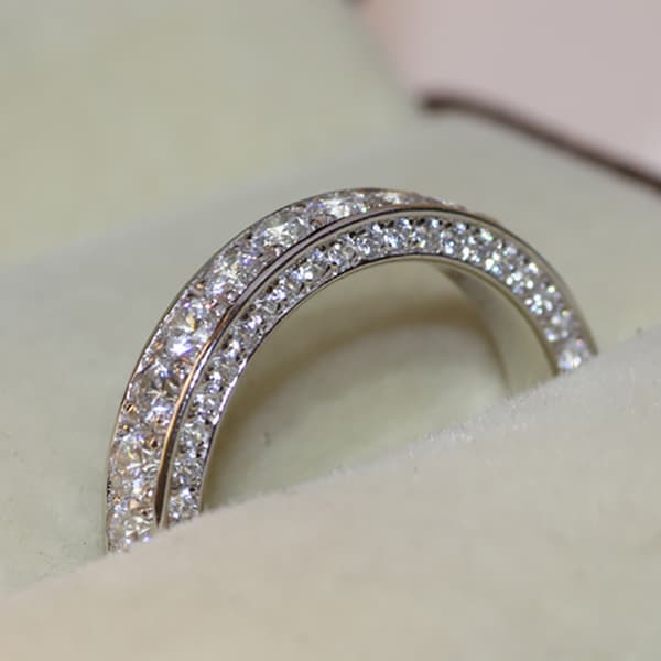 Fuld diamant ringe dameringe damer ledsagerringe fingerring