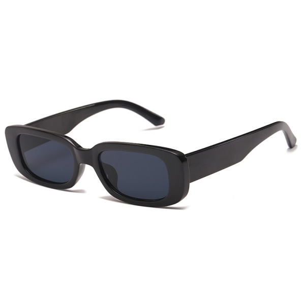 Rektangel solbriller til kvinder Retro Fashion Trendy solbriller UV