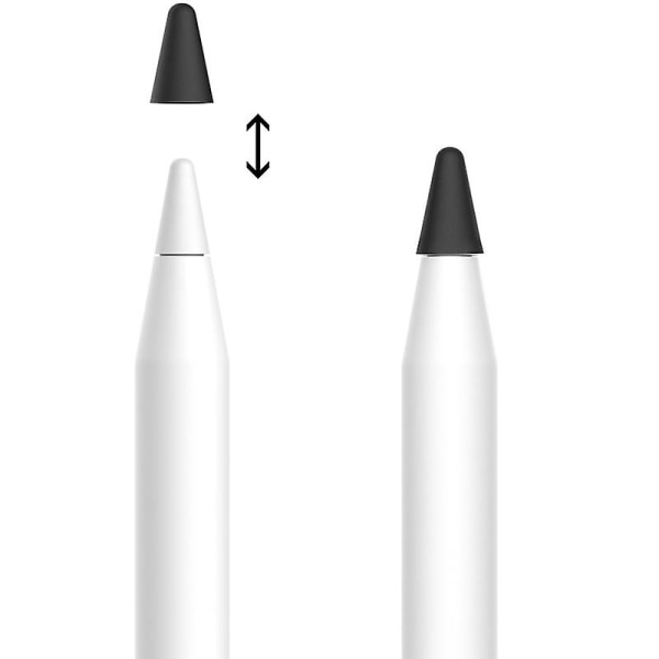 Blyantspissdeksel for Apple Pencil 2nd 1st Silikon Nib Case Mix，8