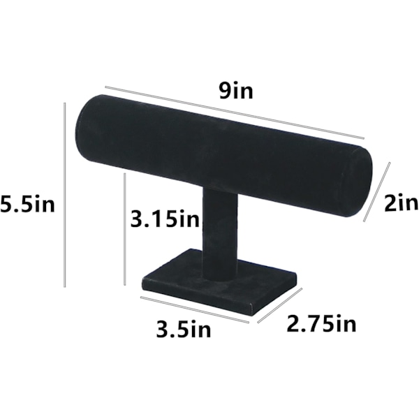 Set med 2 armbandshållare, avtagbar armbandspresentationshållare, armband