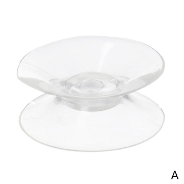 20 stk Dobbeltsidede Sugkopper Klar Plast Gummi Win TransparentA