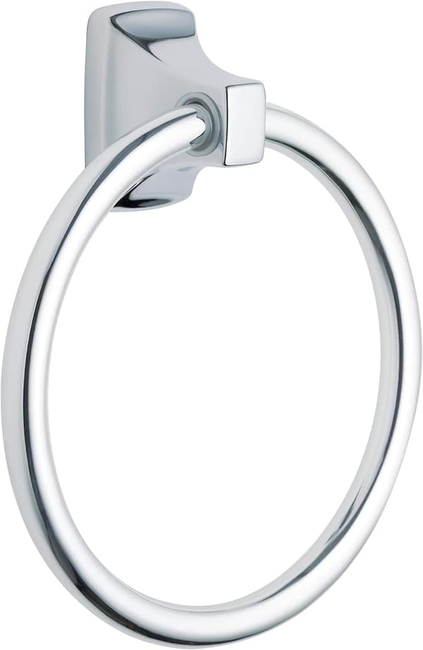 6,9\" Diameter Moderne Håndkleholder for Bad, Krom