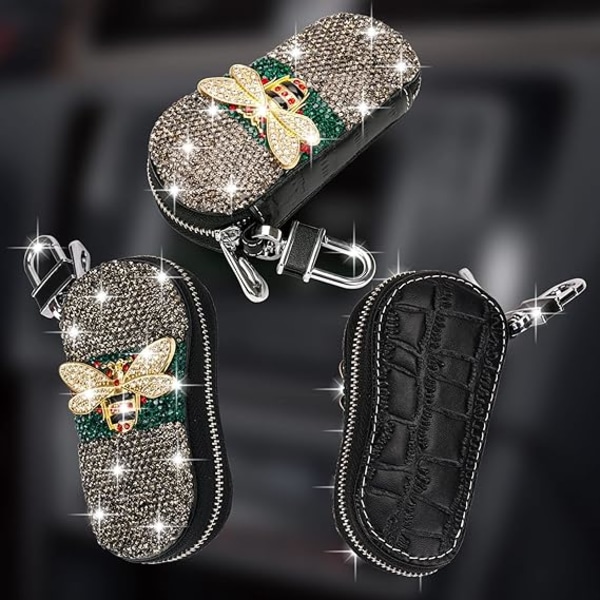 Bilnyckelbox handgjord diamant bilnyckelbricka för nyckelbricka bilnyckel smar