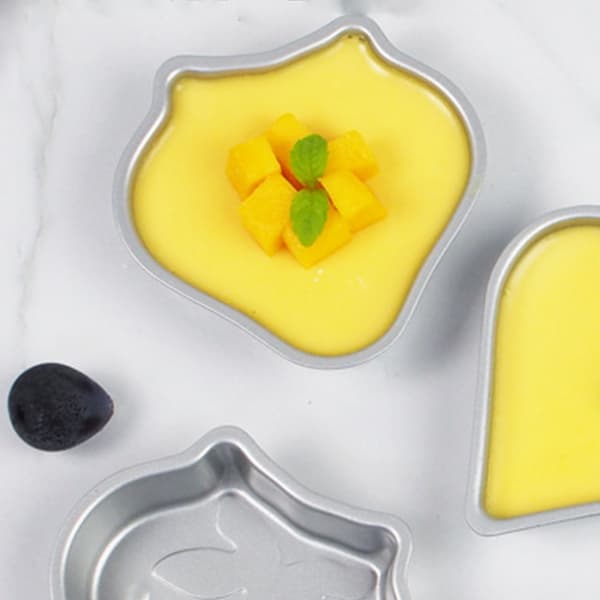 Non-stick hjerteformet jordbærkakeform for baking av ostbrød