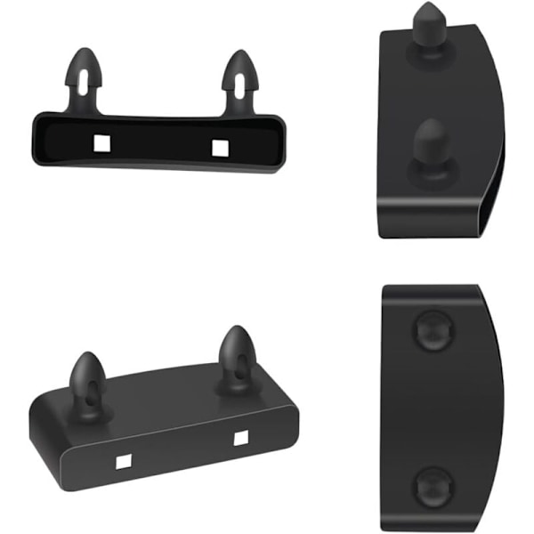 20 kpl Muovisia sälepohjan tukia - 54 x 9 mm - Musta - Korroosionkestävä, kestävä, helppo asennus