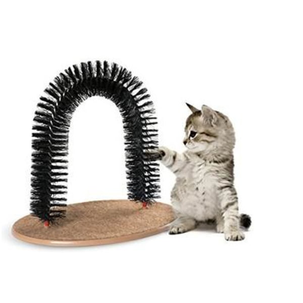 Cat Arch Self Groomer Massager Groom Legetøj Kat Hårbørste Pet Cat S