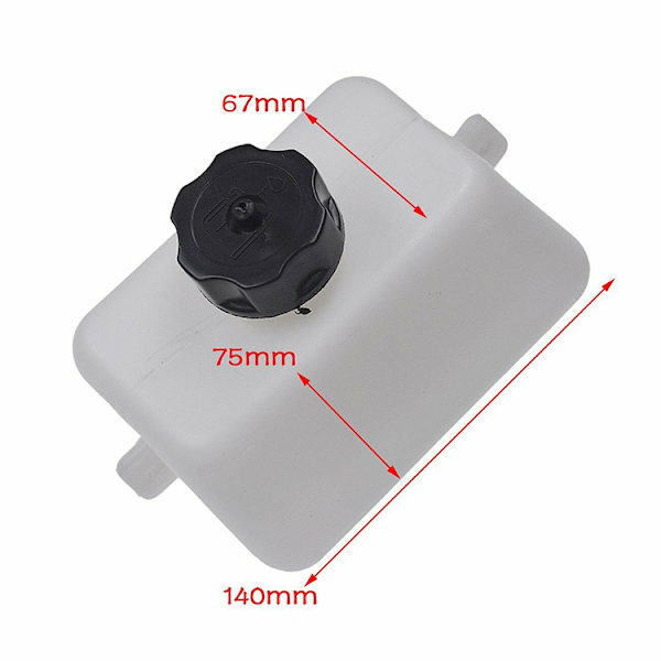 Motorsykkel bensintank 47cc49cc bensintank 1L plast bensintanksett for m
