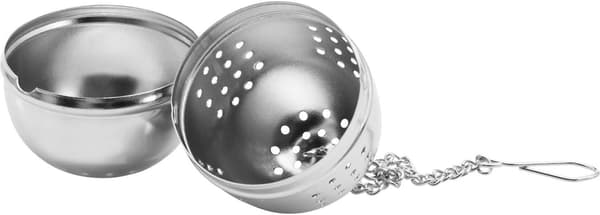 Teiegg, oval form, med base, ettermiddagste, rustfritt stål, sesong
