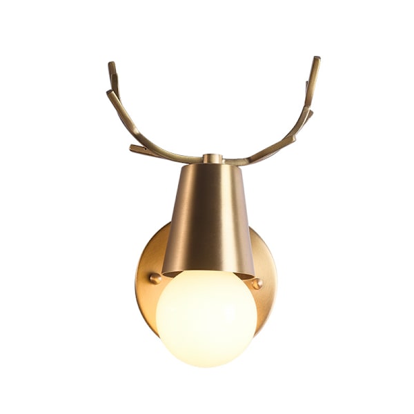 Kobbervæg Moderne Minimalistisk Stue Baggrundsvæg Soveværelse Sengebord Baglampe Enkelt Hoved Glasvæglampe
