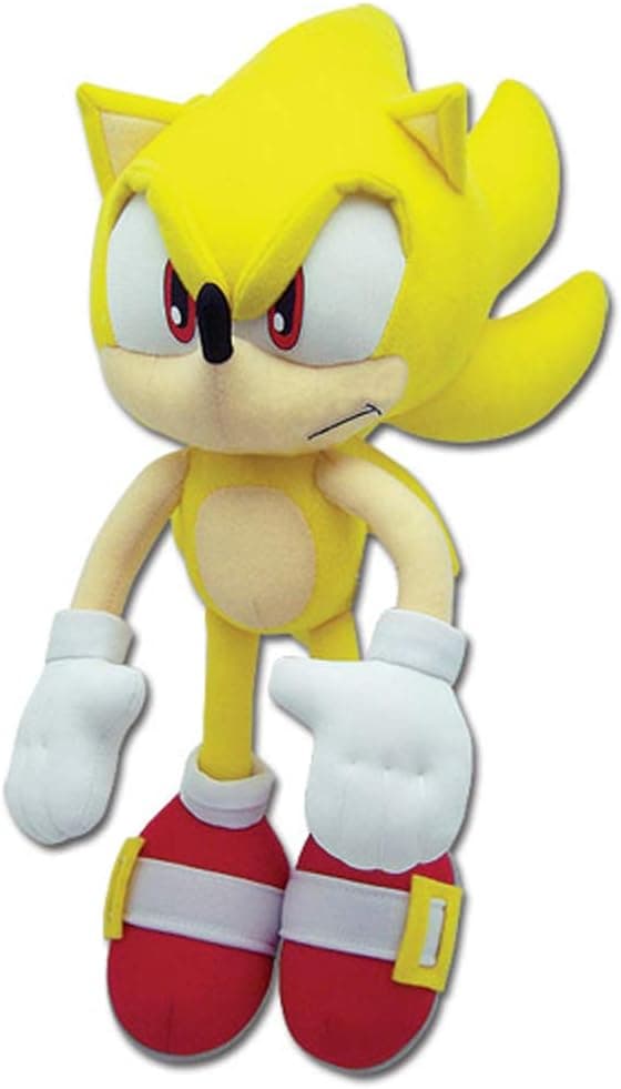 Sonic The Hedgehog Great Eastern GE-8958 Pehmolelu - Super Sonic, 12\"