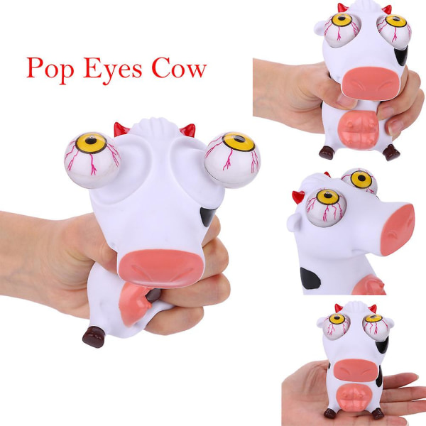 Novelties Toys Pop Out Stress Reliever Lovely Cows Squeeze Vent T