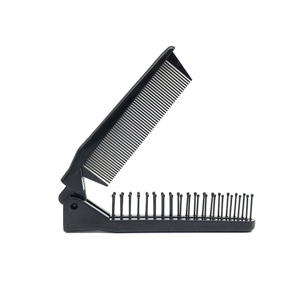 Portable Travel Folding Hair Brush Compact Pocket Hair Comb Doubl