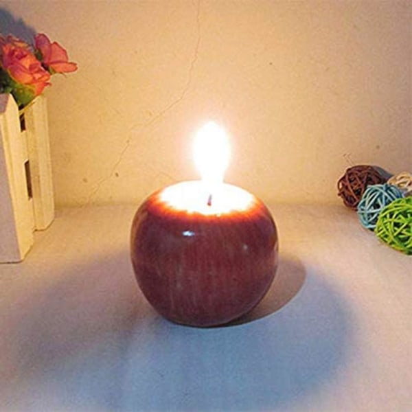 Omena kynttilän valo luova simulaatio omenakynttilä joulu joulukuu