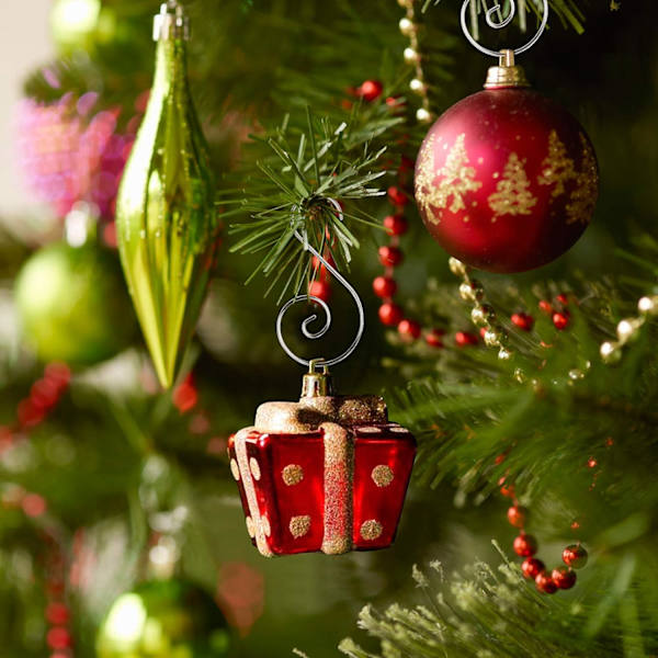Julekuglekroge, 100 stk. Julekrog S-formet ornament