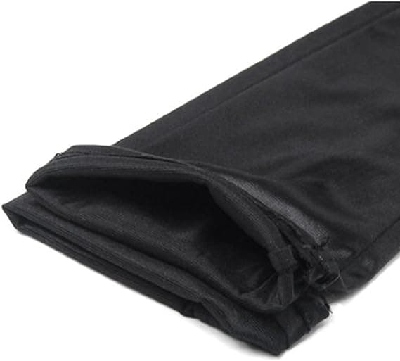 Dame Aftenhandsker 54cm Lange Sorte Satin Fingerhandsker