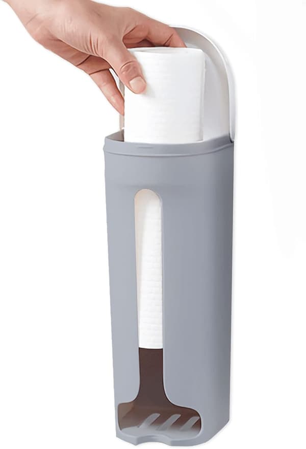 Plastpåsehållare, Köksdispenser för Matkassar Väggmontering