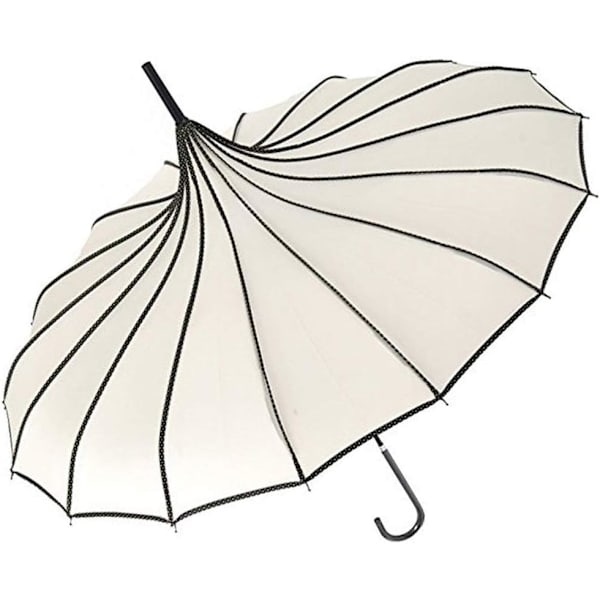 Bubble Apollo paraply for bryllup, bulk stor voksen vindtett D