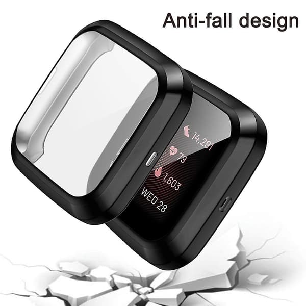 2-pak skjermbeskytteretui kompatibelt med Fitbit Versa 2 Prote