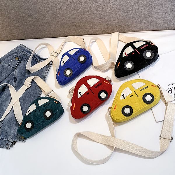 Søt bilveske Crossbody veske Mini Messenger veske for jenter gutter Ca