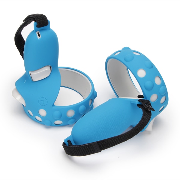 VR Controller Grip Cover med Drop Knuckle Strap til Quest 2 (Sort