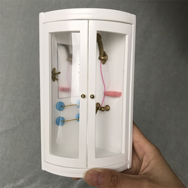 Nukkekodin suihkuhuone, 1:12 nukkekodin miniatyyrihuonekalut Simulati