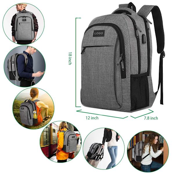 Rejsetaske til bærbar computer, Business Anti Theft Slim Durable Laptops