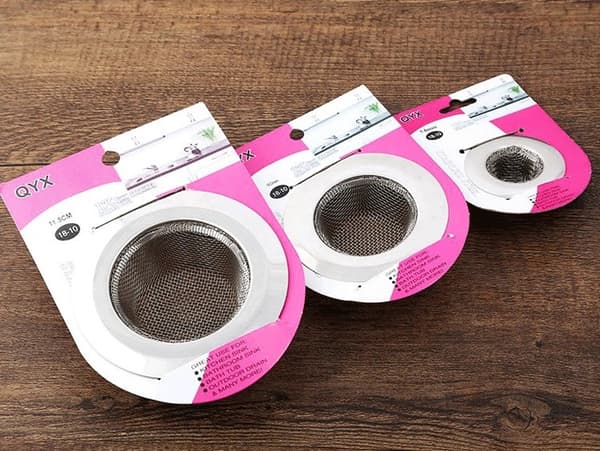 3PCS Kjøkkenvask Sil - Rustfritt Stål, Stor Bred Kant  Wid