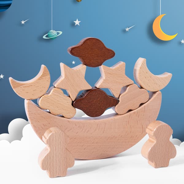 Træ Baby Stable Dinosaur Legetøj til 3-5 År Gamle | 1-3 År