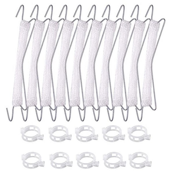 10 Pack Tomato Hooks with Rope, Tomatoes and Cucumbers, Greenhous