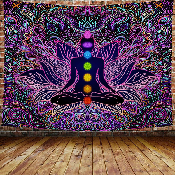 Seven Chakra Tapestry - Boho Mandala Spiritual Tapestry Yoga Medi