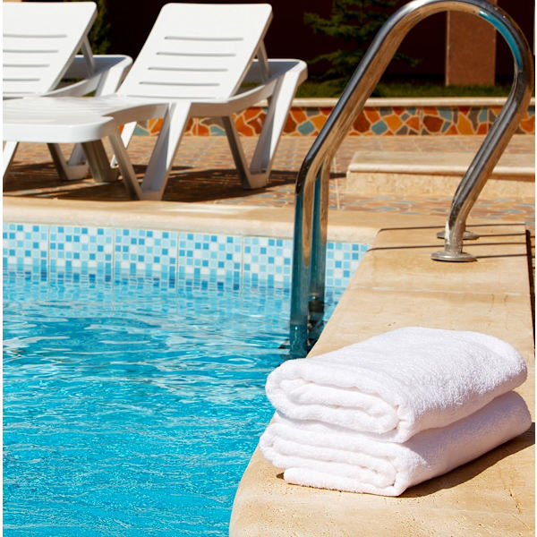 Handdukar - Mellanstora bomullshanddukar, handdukar för pool, spa och gym