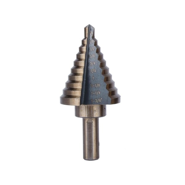 Titaniumbitset 5 delar stor kobolt HSS konisk bit borrbit s
